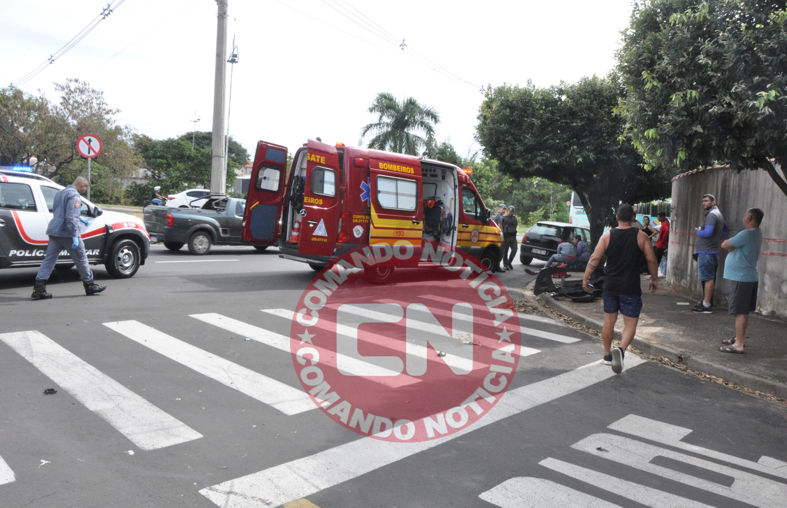 ColisÃo caaroxmoto rua 58