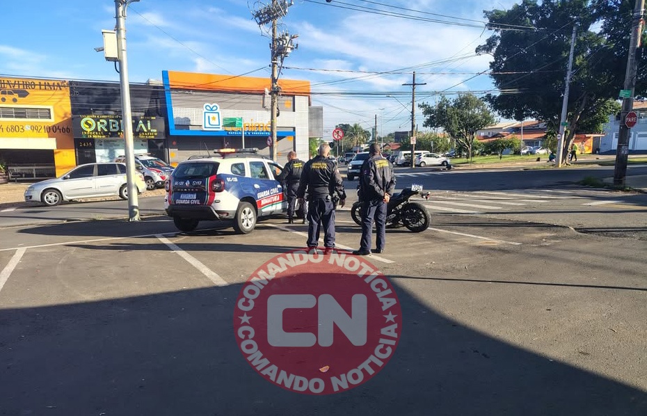 ColisÃo fere motociclista mercado cidade nova 1