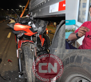 ColisÃo mata motociclista campo bonito 3
