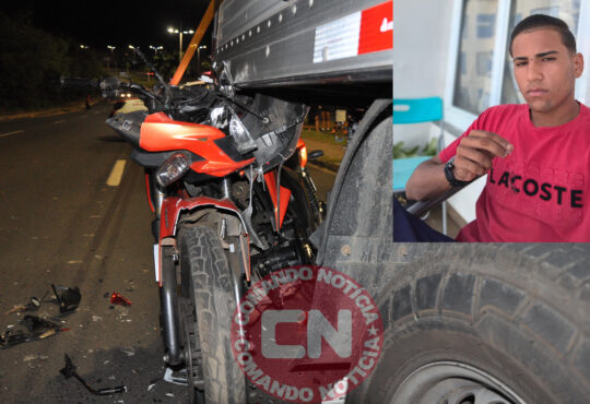 ColisÃo mata motociclista campo bonito 3