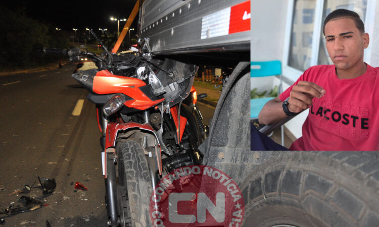 ColisÃo mata motociclista campo bonito 3