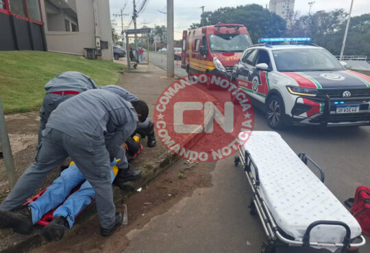 ColisÃo moto e carro 1