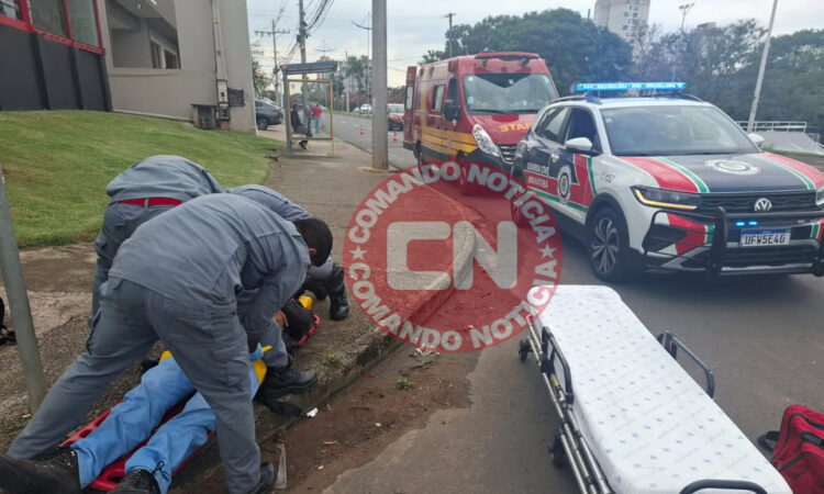 ColisÃo moto e carro 1