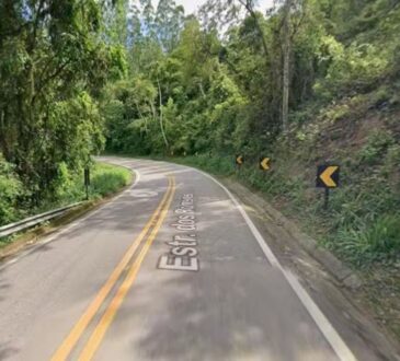 Estrada dos romeiros em cabreuva