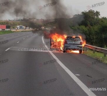 Gol pega fogo na bandeirantes
