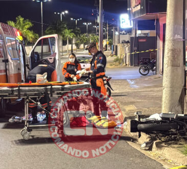 Menor morre apos colisÃo moto campo bonito