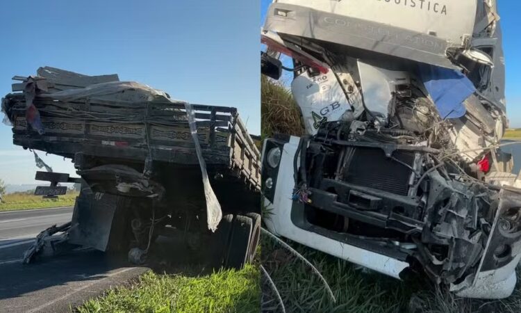 Motorista morre colisÂo bandeirantes limeira