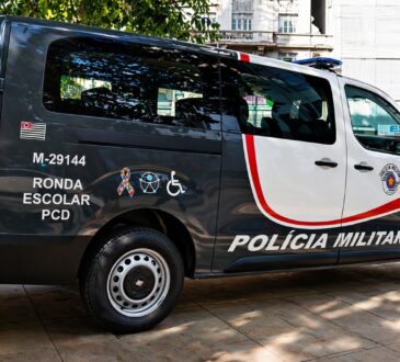 Ronda escolar viatura furgão para deficientes