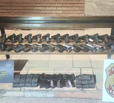 Arma com paraguaio na castelo