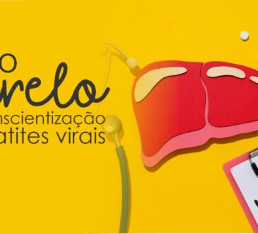 Arte julho amarelo hepatites indaiatuba