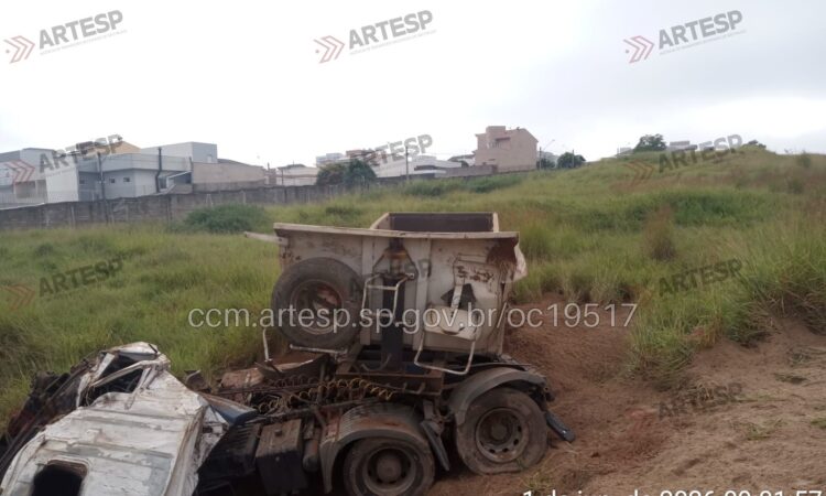 Carreta cai em ribanceira e mata um hostolandia