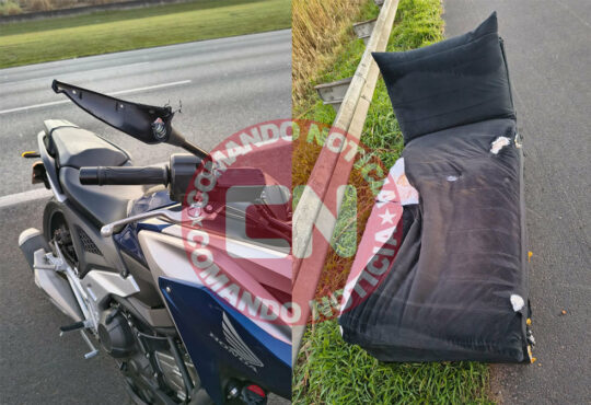 Clebinho acidente moto bandeirantes