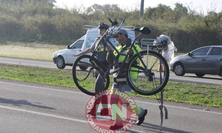 ColisÃo bike e moto km 54 1
