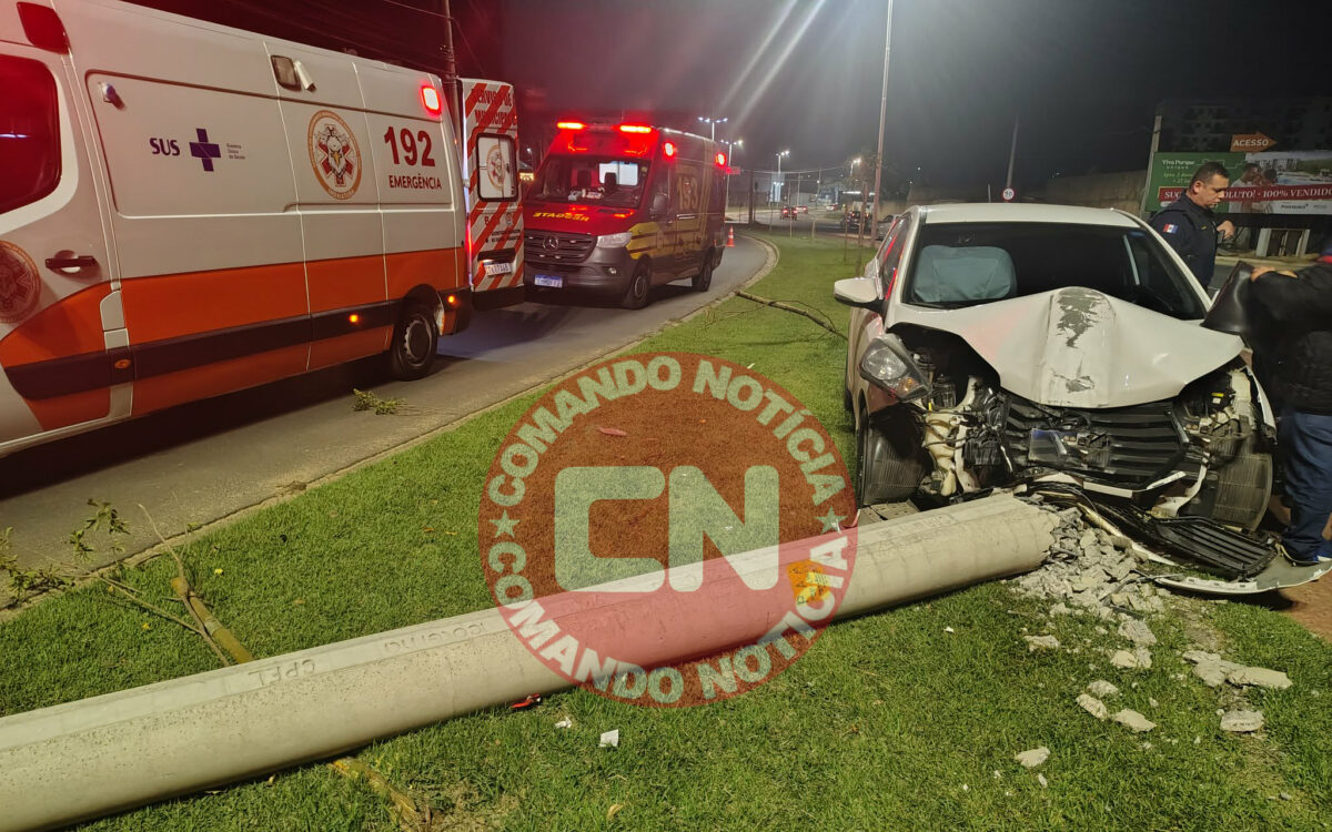 ColisÃo carro manoel ruz peres