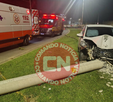 ColisÃo carro manoel ruz peres