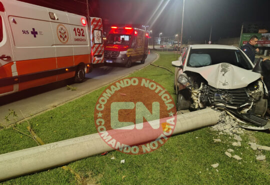 ColisÃo carro manoel ruz peres