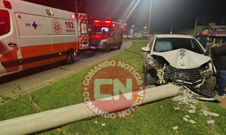 ColisÃo carro manoel ruz peres