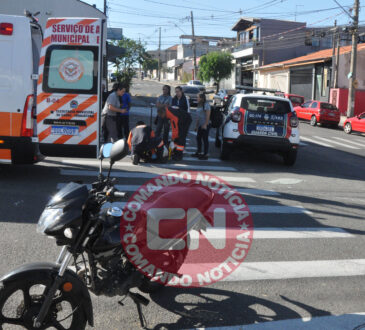 ColisÃo moto e carro jd paulista 1