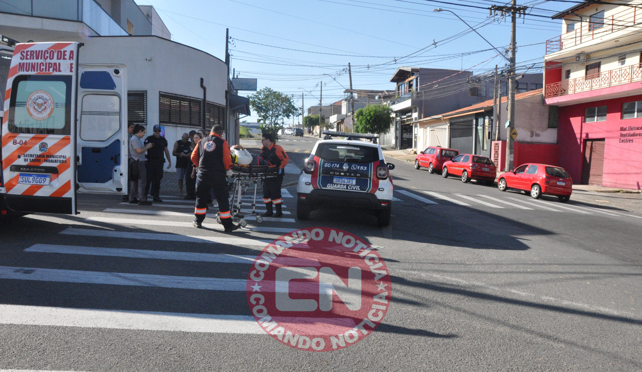 ColisÃo moto e carro jd paulista 2