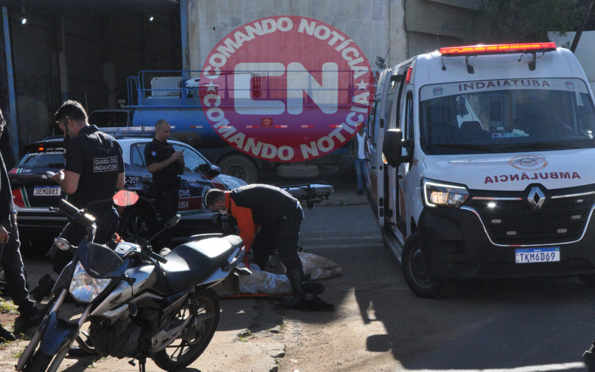 ColisÃomoto e caminhÃo juscelino kubistchek