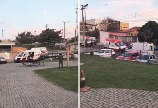 CrianÇa fere apos acidente com tacho em monte mor