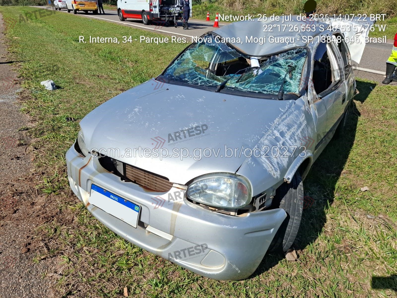 Capotamento e morte mogi guaÇu 1