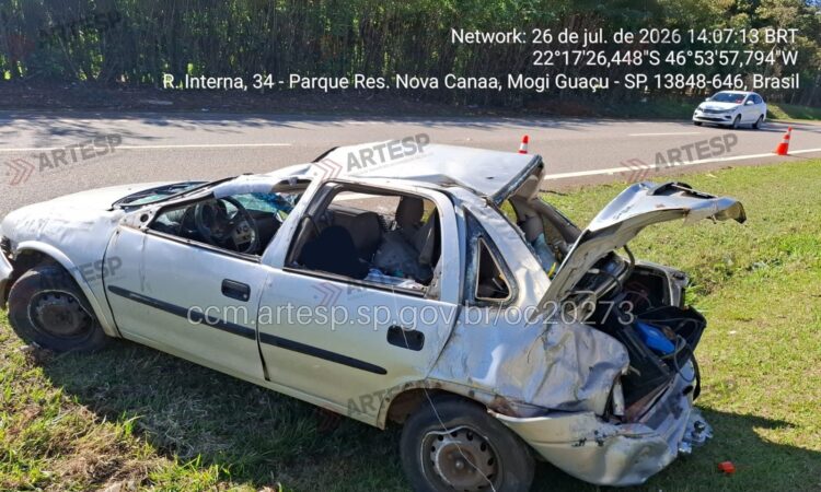 Capotamento e morte mogi guaÇu