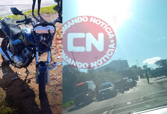 ColisÂo moto e carro marginal belo horizonte