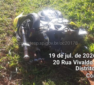 Colisão motos na bandeirantes