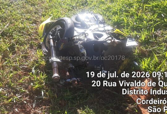 Colisão motos na bandeirantes