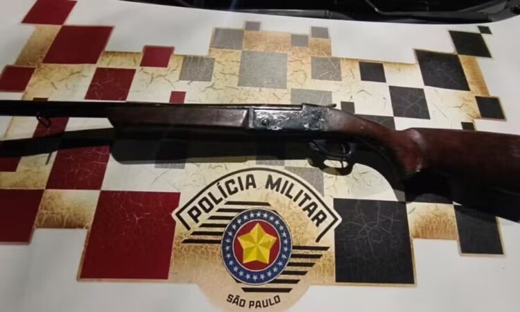 Policia miltae itupeva arma disparo