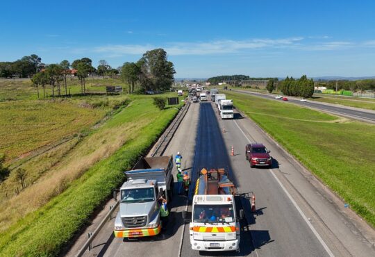 Todo o trecho da rodovia castello branco administrado pela via colinas vai receber um novo pavimento asfáltico