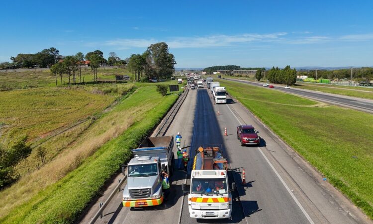 Todo o trecho da rodovia castello branco administrado pela via colinas vai receber um novo pavimento asfáltico