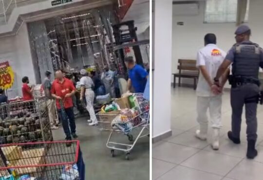 Ataque com faca em aÇougue jundiai