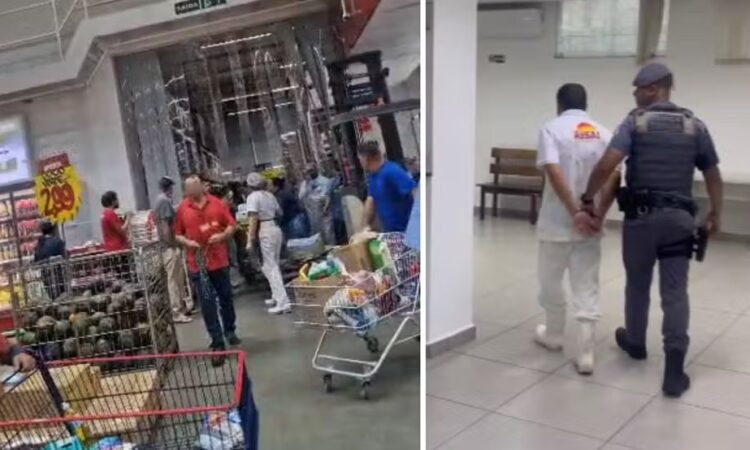 Ataque com faca em aÇougue jundiai