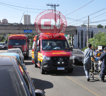 CaminhÃo com tijolos tomba