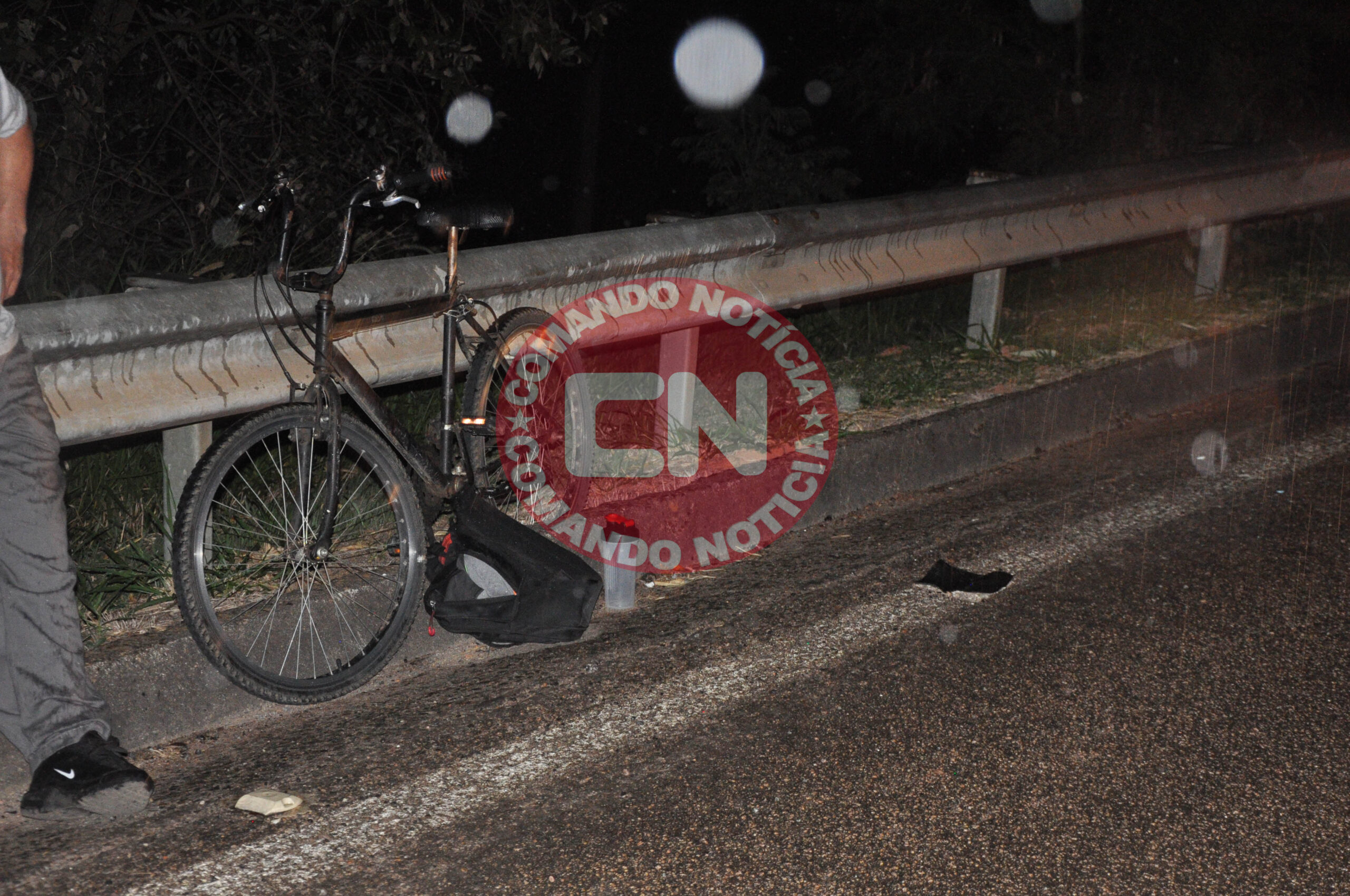 ColisÃo moto e carro km 55
