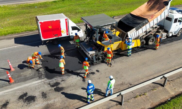 Todo o trecho da rodovia castello branco administrado pela via colinas vai receber novo pavimento asfáltico