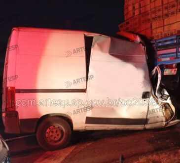 Van colide caminhão araras cópia