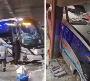 Acidente com onibus rodoviÁria de campinas