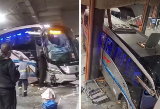Acidente com onibus rodoviÁria de campinas