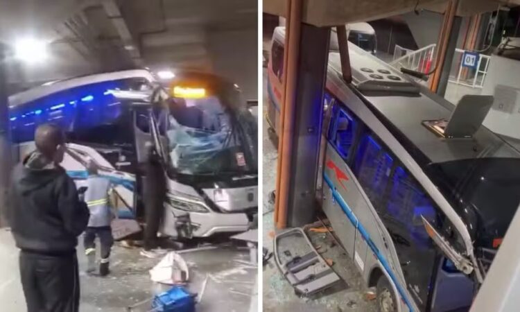 Acidente com onibus rodoviÁria de campinas