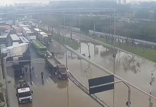 Alagamento marginal tiete sp globo