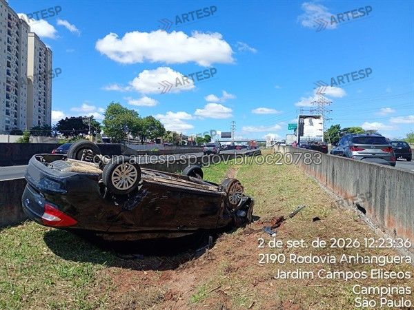Capotamento anhanguera campinas