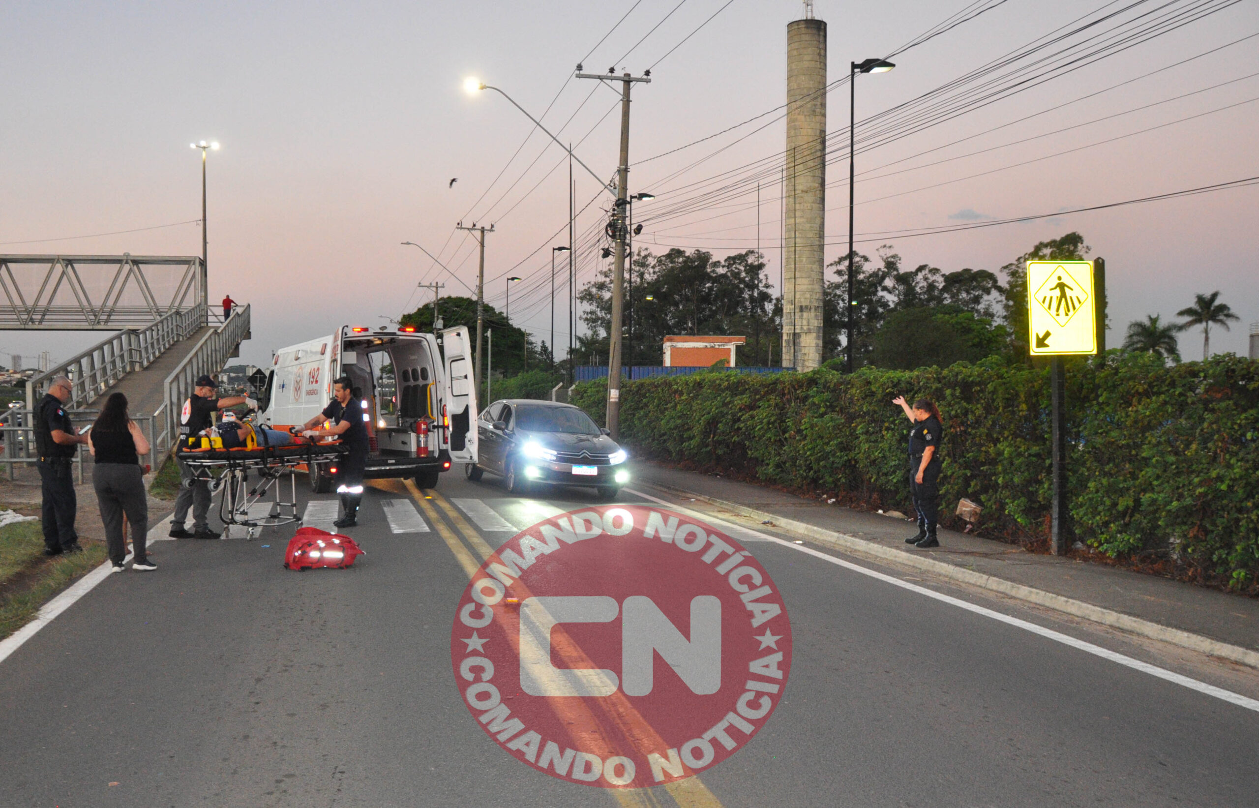 Mulher atropelada marginal km 52