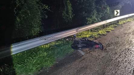 Motociclista morre em colisão sp 300 porto feliz 2