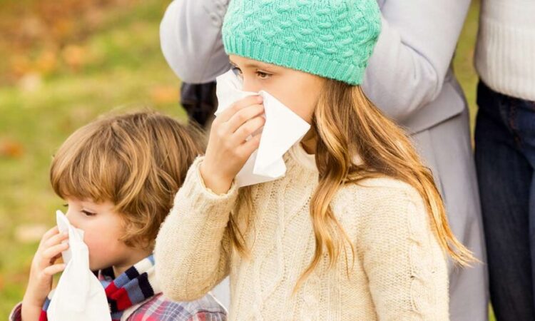 Gripe crianças