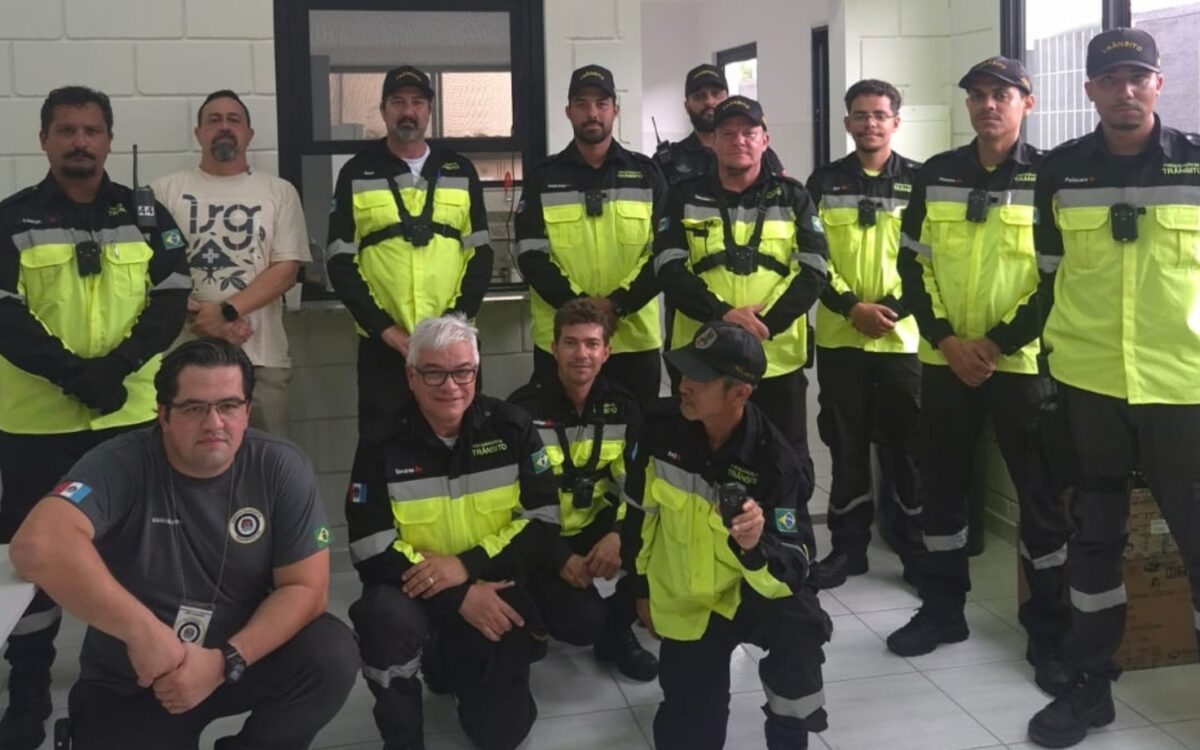 Agentes de transito cameras corporais