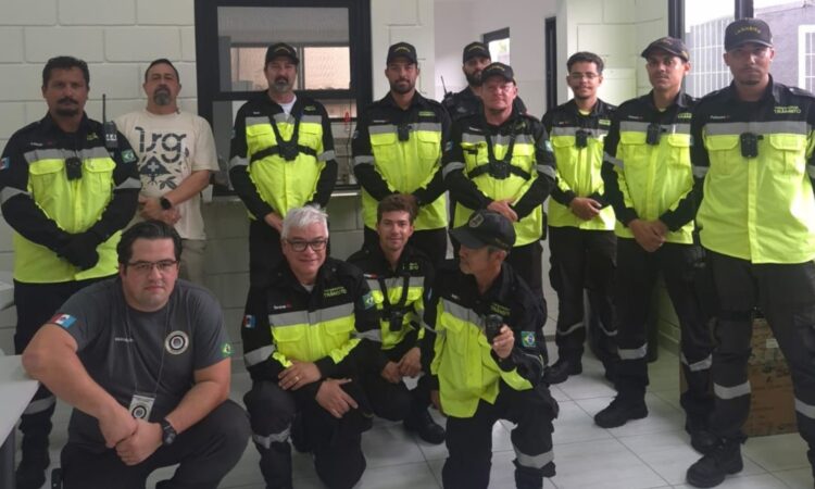 Agentes de transito cameras corporais