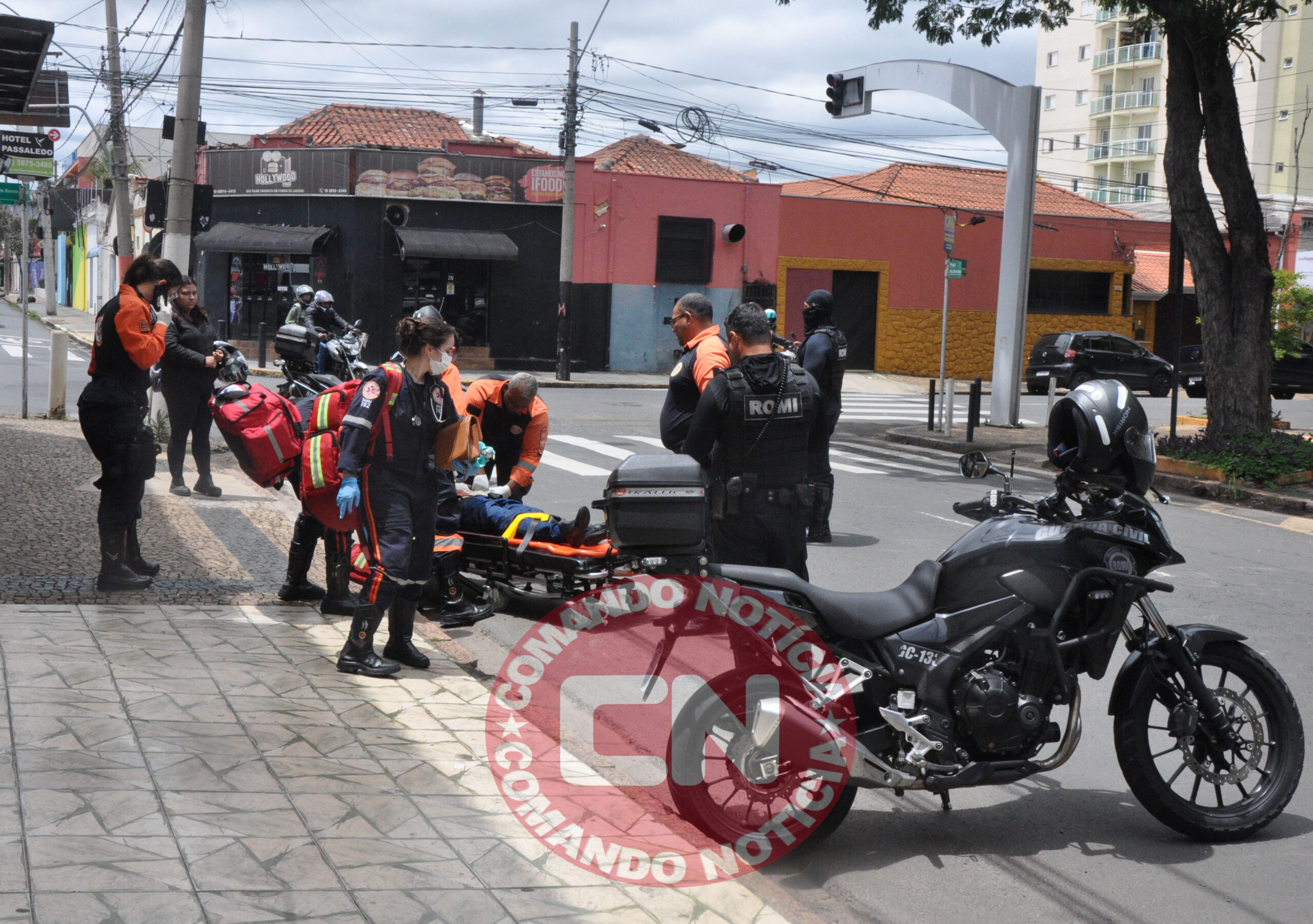 Atropelamento centro